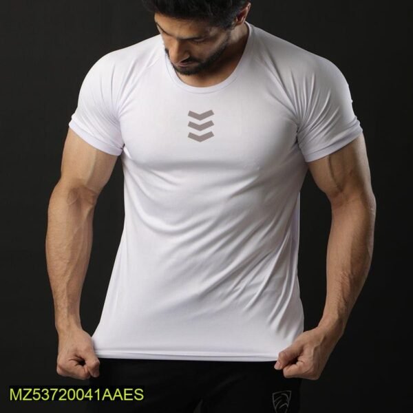 Men Dri Fit Plain T-Shirt - Image 2