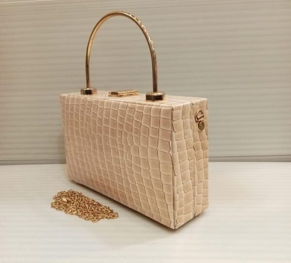 PU Leader Textured Hand Bag - Image 2