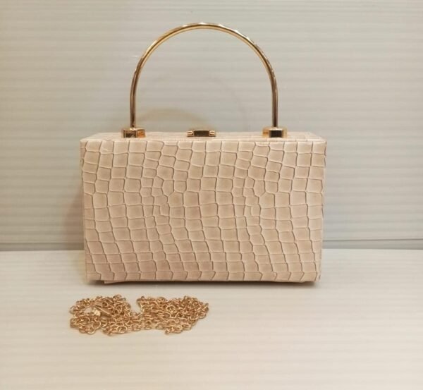 PU Leader Textured Hand Bag - Image 3